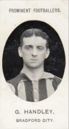 1907 Taddy & Co. Prominent Footballers, Series 1 #NNO George Handley Front