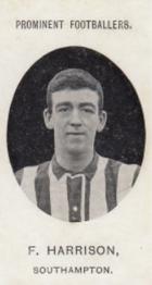 1907 Taddy & Co. Prominent Footballers, Series 1 #NNO Fred Harrison Front