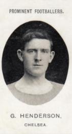1907 Taddy & Co. Prominent Footballers, Series 1 #NNO George Henderson Front