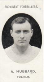 1907 Taddy & Co. Prominent Footballers, Series 1 #NNO Archie Hubbard Front