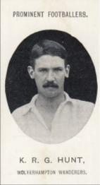 1907 Taddy & Co. Prominent Footballers, Series 1 #NNO Kenneth Hunt Front