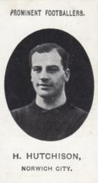 1907 Taddy & Co. Prominent Footballers, Series 1 #NNO H. Hutchison Front