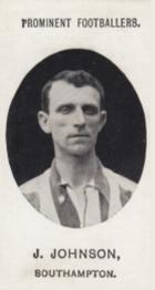 1907 Taddy & Co. Prominent Footballers, Series 1 #NNO John Johnston Front