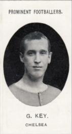 1907 Taddy & Co. Prominent Footballers, Series 1 #NNO George Key Front