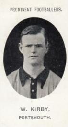 1907 Taddy & Co. Prominent Footballers, Series 1 #NNO William Kirby Front