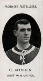1907 Taddy & Co. Prominent Footballers, Series 1 #NNO George Kitchen Front