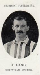 1907 Taddy & Co. Prominent Footballers, Series 1 #NNO John Lang Front
