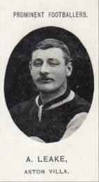 1907 Taddy & Co. Prominent Footballers, Series 1 #NNO Alex Leake Front