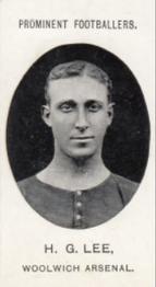 1907 Taddy & Co. Prominent Footballers, Series 1 #NNO Harold Godfrey Lee Front
