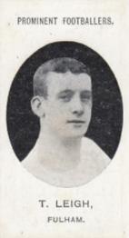 1907 Taddy & Co. Prominent Footballers, Series 1 #NNO Tommy Leigh Front