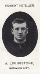 1907 Taddy & Co. Prominent Footballers, Series 1 #NNO Archie Livingstone Front