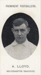 1907 Taddy & Co. Prominent Footballers, Series 1 #NNO Arthur Lloyd Front
