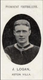 1907 Taddy & Co. Prominent Footballers, Series 1 #NNO James Logan Front