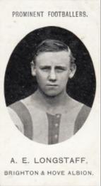 1907 Taddy & Co. Prominent Footballers, Series 1 #NNO Bert Longstaff Front