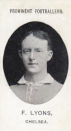 1907 Taddy & Co. Prominent Footballers, Series 1 #NNO Frank Lyon Front