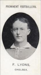 1907 Taddy & Co. Prominent Footballers, Series 1 #NNO Frank Lyon Front