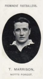 1907 Taddy & Co. Prominent Footballers, Series 1 #NNO Tom Marrison Front