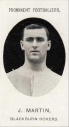 1907 Taddy & Co. Prominent Footballers, Series 1 #NNO Jack Martin Front