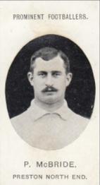 1907 Taddy & Co. Prominent Footballers, Series 1 #NNO Peter McBride Front