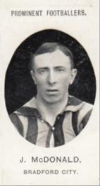 1907 Taddy & Co. Prominent Footballers, Series 1 #NNO Jimmy McDonald Front