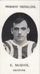 1907 Taddy & Co. Prominent Footballers, Series 1 #NNO C. McGhie Front