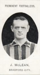 1907 Taddy & Co. Prominent Footballers, Series 1 #NNO Jimmy McLean Front
