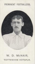 1907 Taddy & Co. Prominent Footballers, Series 1 #NNO William McNair Front