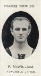 1907 Taddy & Co. Prominent Footballers, Series 1 #NNO Peter McWilliam Front