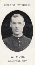 1907 Taddy & Co. Prominent Footballers, Series 1 #NNO Willie Muir Front