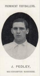 1907 Taddy & Co. Prominent Footballers, Series 1 #NNO Jack Pedley Front