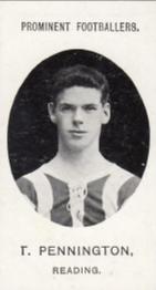 1907 Taddy & Co. Prominent Footballers, Series 1 #NNO Tom Pennington Front