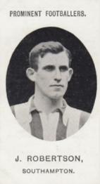 1907 Taddy & Co. Prominent Footballers, Series 1 #NNO John Robertson Front
