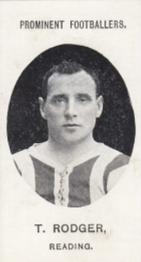1907 Taddy & Co. Prominent Footballers, Series 1 #NNO Tom Rodger Front