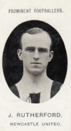 1907 Taddy & Co. Prominent Footballers, Series 1 #NNO Jock Rutherford Front