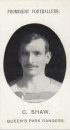 1907 Taddy & Co. Prominent Footballers, Series 1 #NNO Charlie Shaw Front
