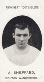 1907 Taddy & Co. Prominent Footballers, Series 1 #NNO Albert Shepherd Front