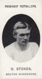 1907 Taddy & Co. Prominent Footballers, Series 1 #NNO David Stokes Front