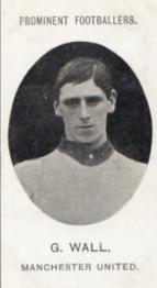 1907 Taddy & Co. Prominent Footballers, Series 1 #NNO George Wall Front