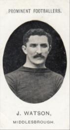 1907 Taddy & Co. Prominent Footballers, Series 1 #NNO Jimmy Watson Front