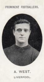1907 Taddy & Co. Prominent Footballers, Series 1 #NNO Alf West Front