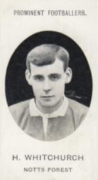 1907 Taddy & Co. Prominent Footballers, Series 1 #NNO Herbert Whitchurch Front