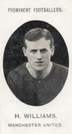 1907 Taddy & Co. Prominent Footballers, Series 1 #NNO Harry Williams Front