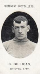 1907 Taddy & Co. Prominent Footballers, Series 1 #NNO Sam Gilligan Front
