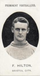 1907 Taddy & Co. Prominent Footballers, Series 1 #NNO Frank Hilton Front