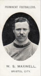 1907 Taddy & Co. Prominent Footballers, Series 1 #NNO William Maxwell Front