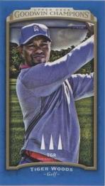 2017 Upper Deck Goodwin Champions - Royal Blue Minis #95 Tiger Woods Front