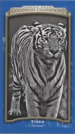 2017 Upper Deck Goodwin Champions - Royal Blue Minis #111 Tiger Front