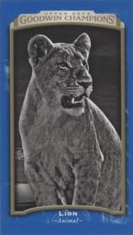 2017 Upper Deck Goodwin Champions - Royal Blue Minis #114 Lion Front