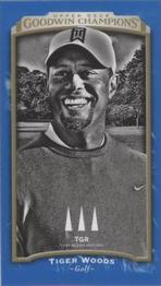 2017 Upper Deck Goodwin Champions - Royal Blue Minis #145 Tiger Woods Front