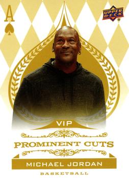 2022 Upper Deck National VIP Prominent Cuts #VIP-1 Michael Jordan Front